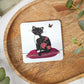 Cat and Butterfly Coaster