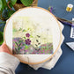 Purple Garden Hand Embroidery Kit