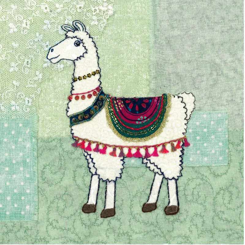 Llama Fabric Fabric Panel